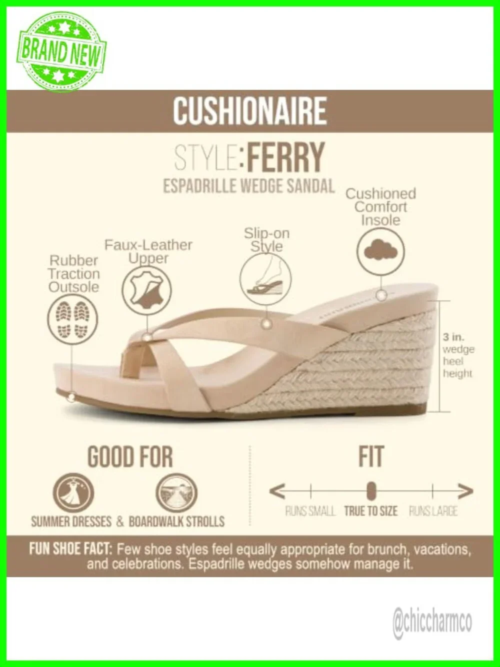 Espadrille Wedge Sandals Thong Platform Flip Flops Slip-On Cross Strap